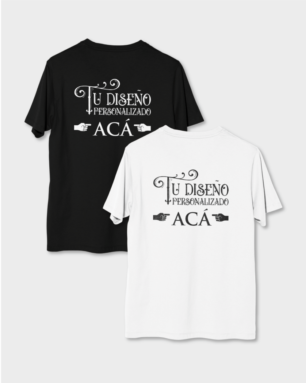 Promo 2 remeras personalizadas